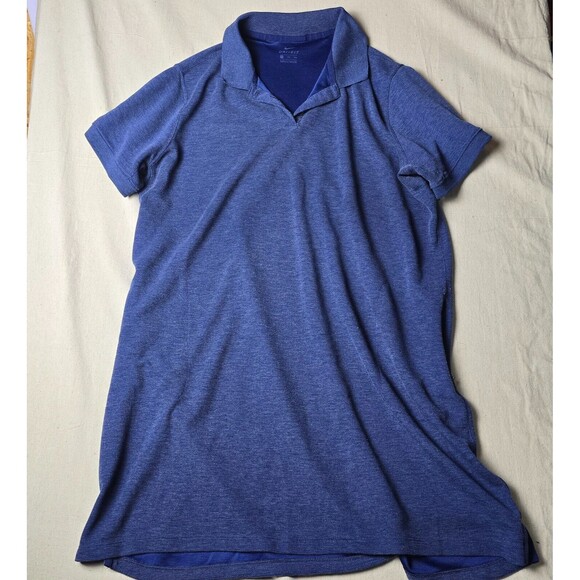 Nike Dri-Fit Men’s XXL Blue Polo Shirt Short Sleeve Button Pockets Athletic Golf - Picture 1 of 13